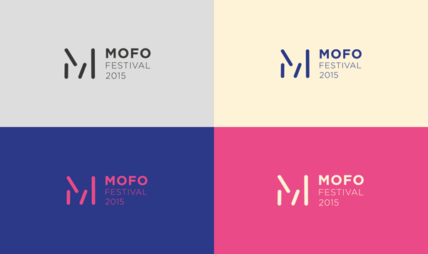 MOFO festival 2015 - logo color versions