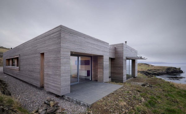 Tigh Port na Long house on the Isle of Skye, Scotland by Dualchas Architects.