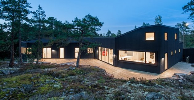 Villa Blåbär located in Nacka, Sweden by pS Arkitektur