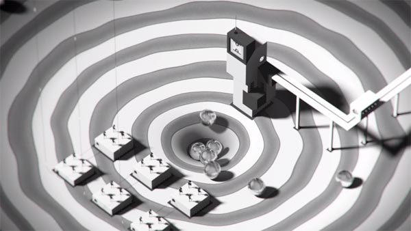 This surreal animated short film impresses with amazing black and white animations.