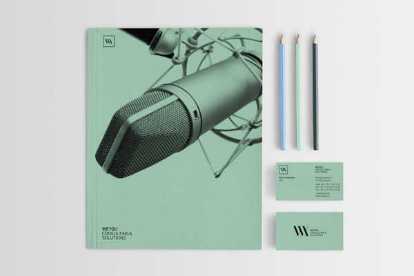 Communication design for a consulting company from Germany.