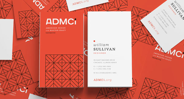 ADMCi, the American Design and Master-Craft initiative - Business Cards