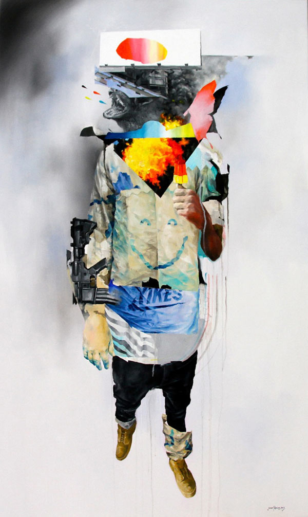 Bullet With Butterfly Wings - Artwork by Joram Roukes