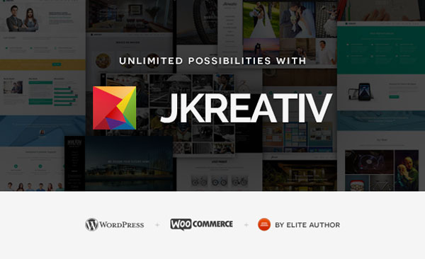 Jkreativ, a multi-layer Parallax theme for multiple purpose.