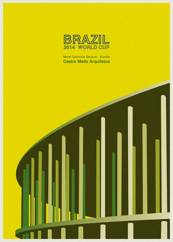 Mané Garrincha Stadium in Brasilia by Castro Mello Arquitetos - Brazil 2014 World Cup Stadiums