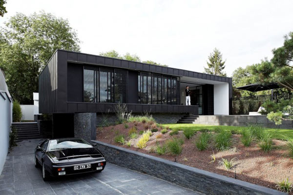 The C House near Paris, France by Lode Architecture.
