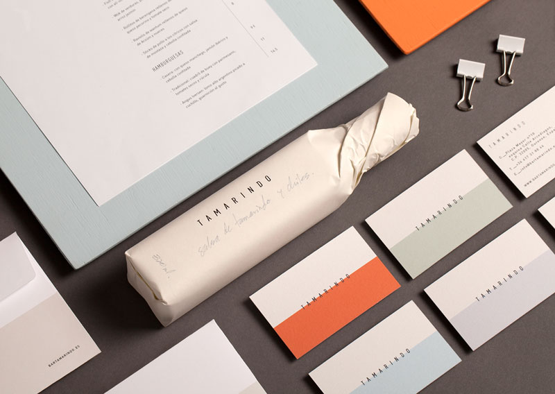 Tamarindo - branding including stationery and business cards by La Tortilleria.