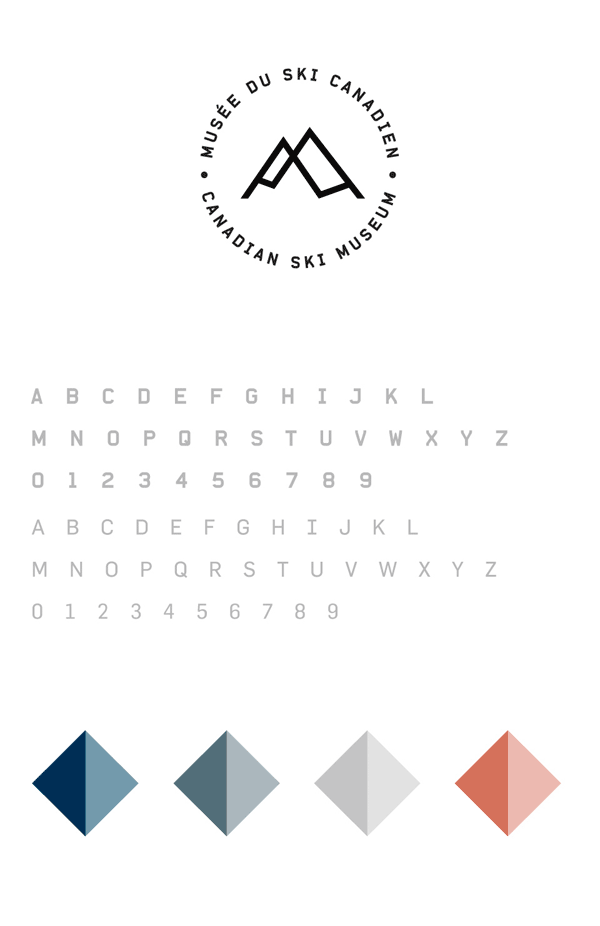Logo, typeface, and corporate colors.