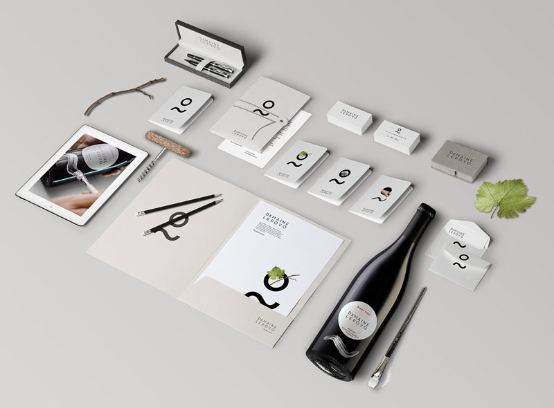 Domaine Lepovo - wine packaging and brand identity design by Petar Pavlov.