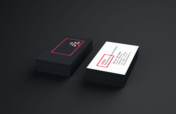 Well designed business Cards of research group Ponsai.