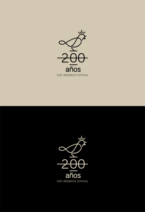 200 Years Coffee - Logo design by David Espinosa.