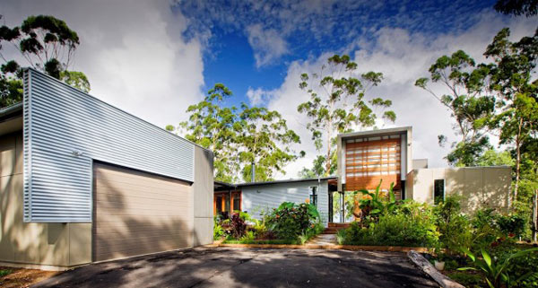 A modern home located in Queensland, Australia.