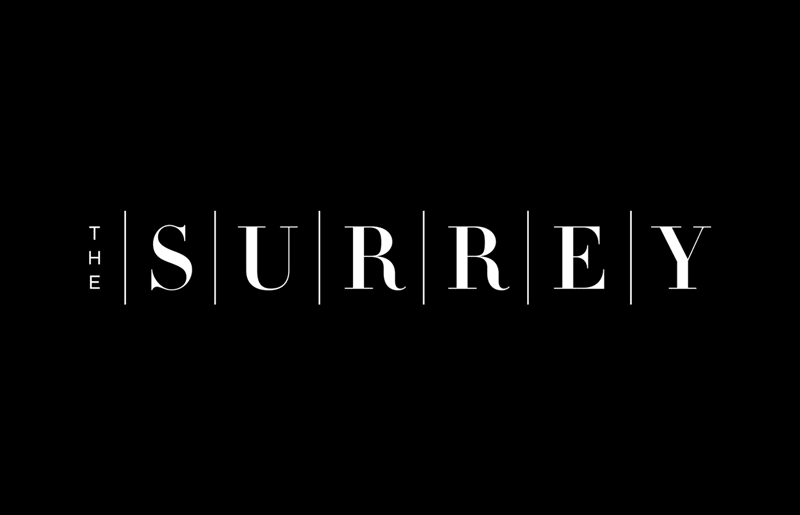 The Surrey - Logotype of the 5-star luxury hotel located in New York's prestigious Upper East Side of Manhattan.