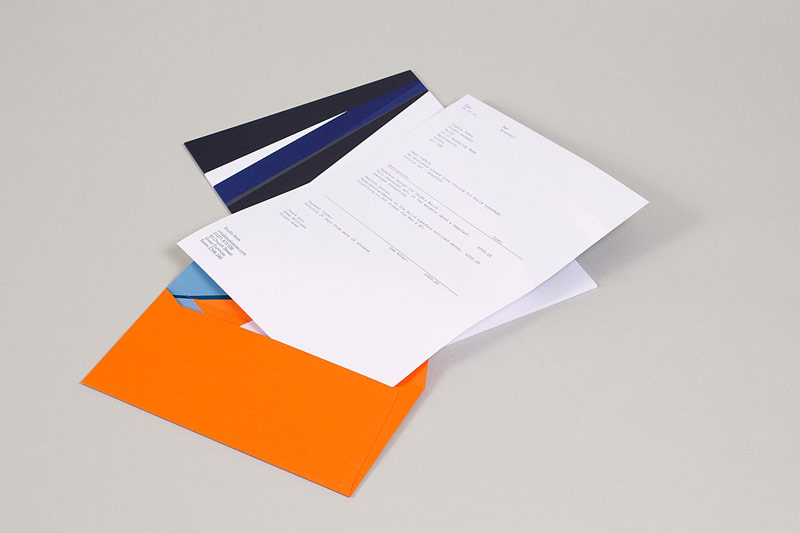 The stationery design by Build.