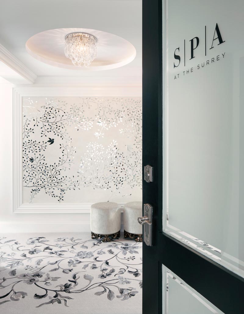 The spa area at the Surrey.