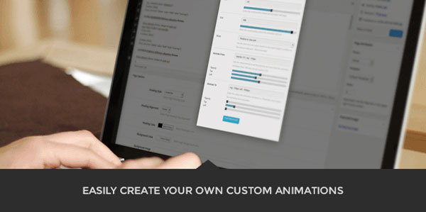 Easily create your own custom animations.