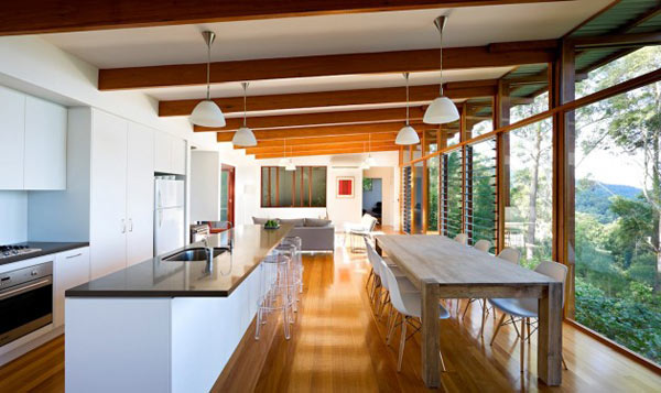 Modern kitchen design.