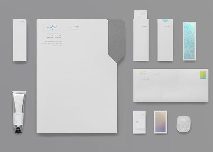 Clinic identity by Anagrama for Boreálica, a clinic that specializes in Whole Body Cryotherapy.