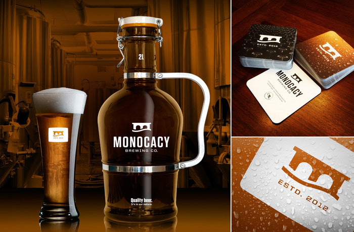 Monocacy Brewing Company - Corporate design by Tribe, a multi-disciplinary design studio located in Frederick, Maryland.