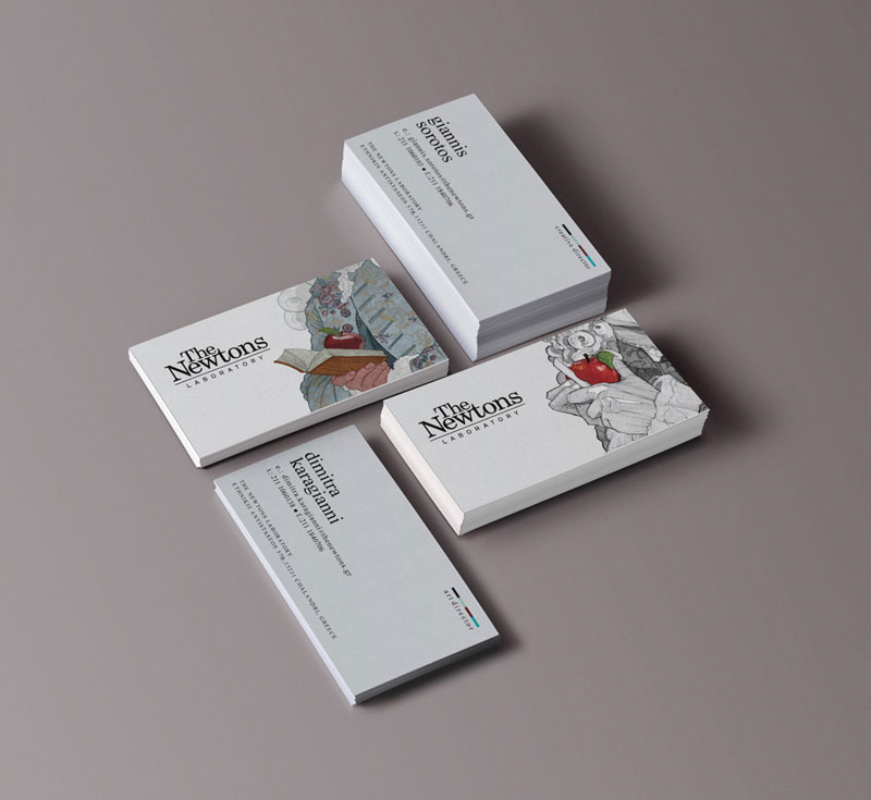 The Newtons Laboratory - business cards.