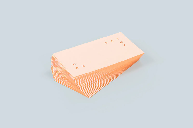 Clean and minimalist business cards.