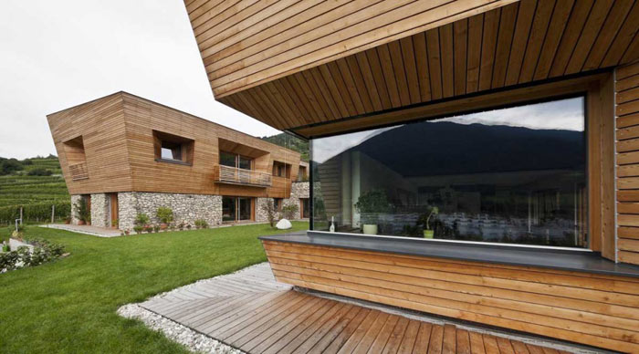 Three family house located in Vahrn, South Tyrol, Italy.
