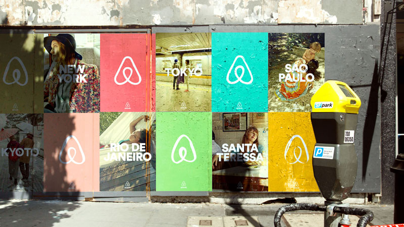 Airbnb - Flyposts and posters.