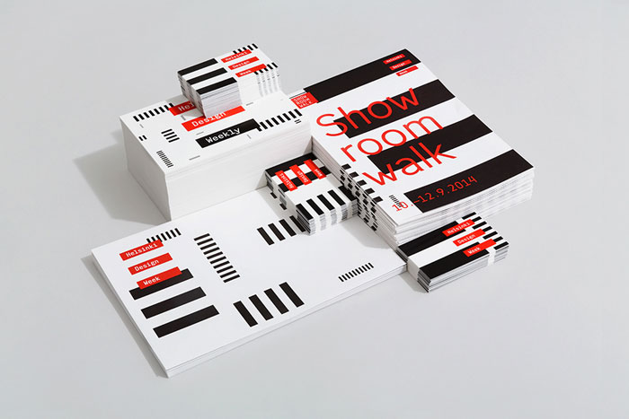 Helsinki Design Week - Visual identity and printed matters created by Kokoro & Moi.
