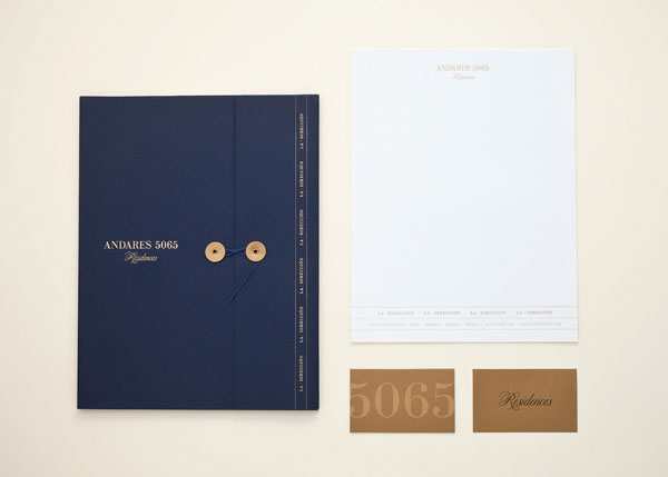 Andares 5065 stationery collection.