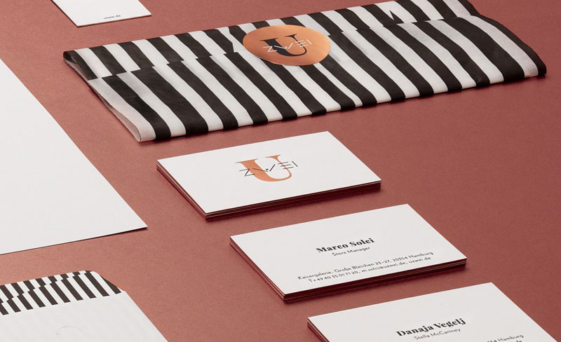 Business cards created by Mutabor.