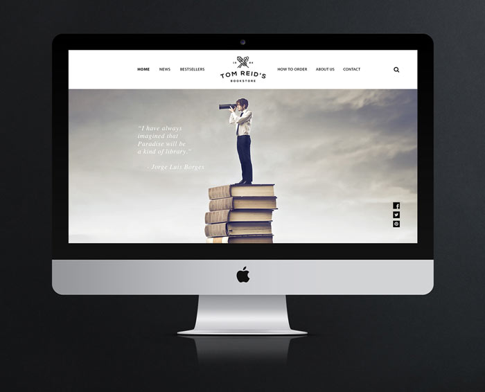 The new responsive store website.