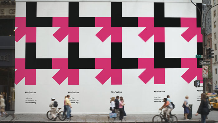 HeForShe billboard.