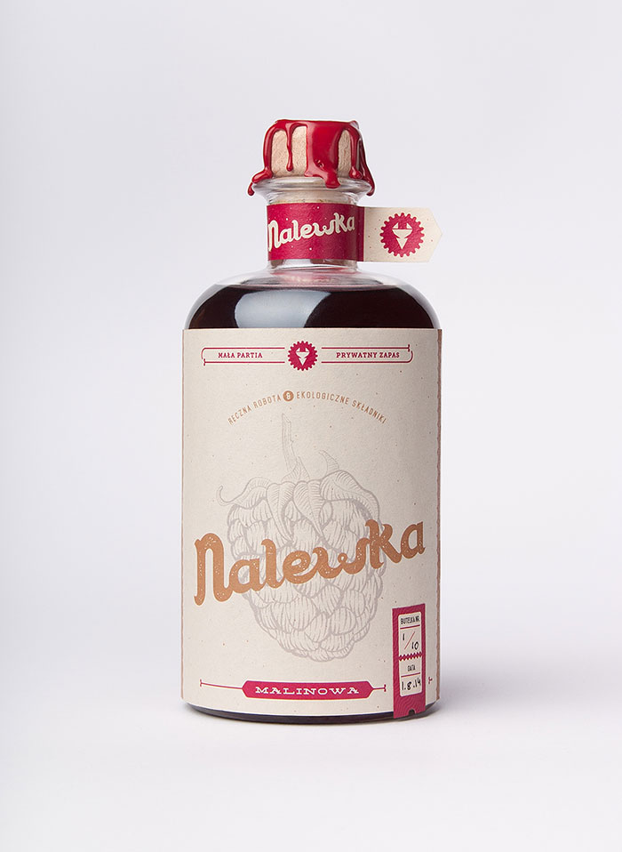 Nalewka - alcoholic beverage packaging design by Foxtrot Studio.