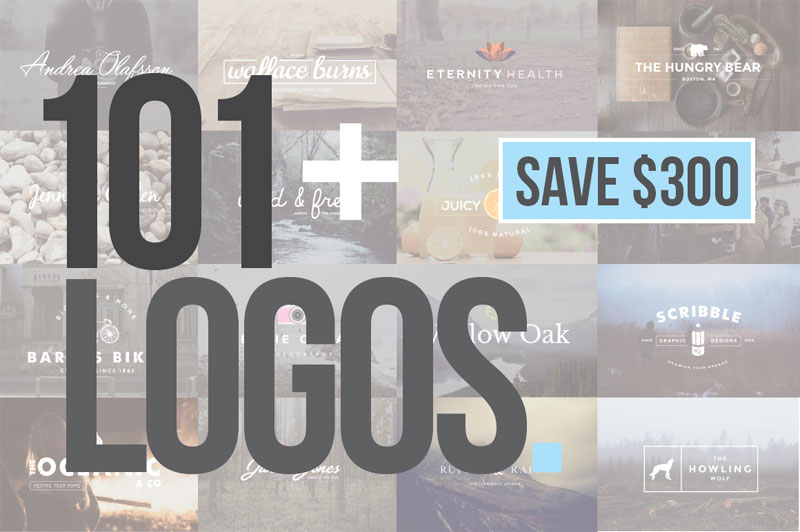 107 logo templates and designs bundle by Maroon Baboon.