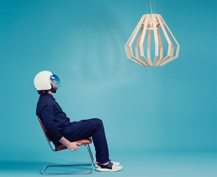Apollo 8 Command Module is the name of this stylish pendant designed by Gaël Wuithier.