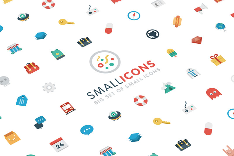 A big set of small icons.