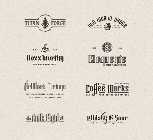Custom typography and lettering design.