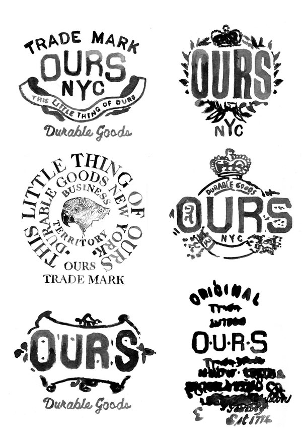 Hand painted graphics and logo versions by Glenn Wolk for thislittlethingofours.com