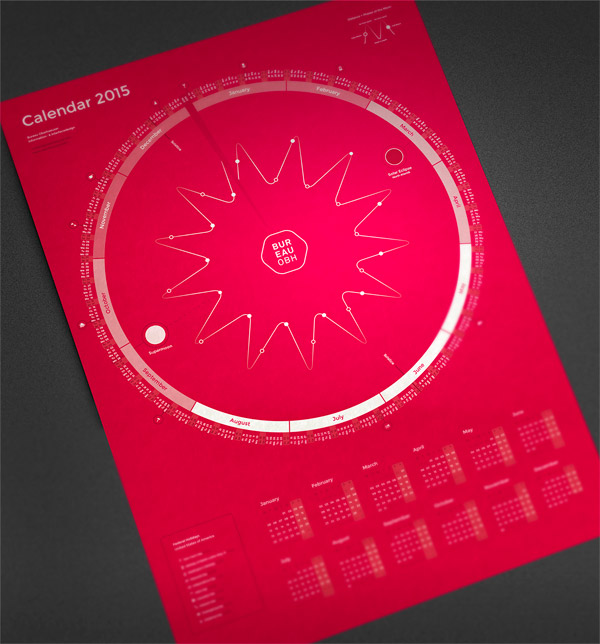 Red infographic design.