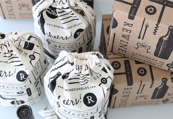 The new packaging series is based on simple graphics and illustrations.