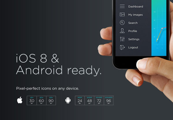 The picons are iOS 8 and Android ready.