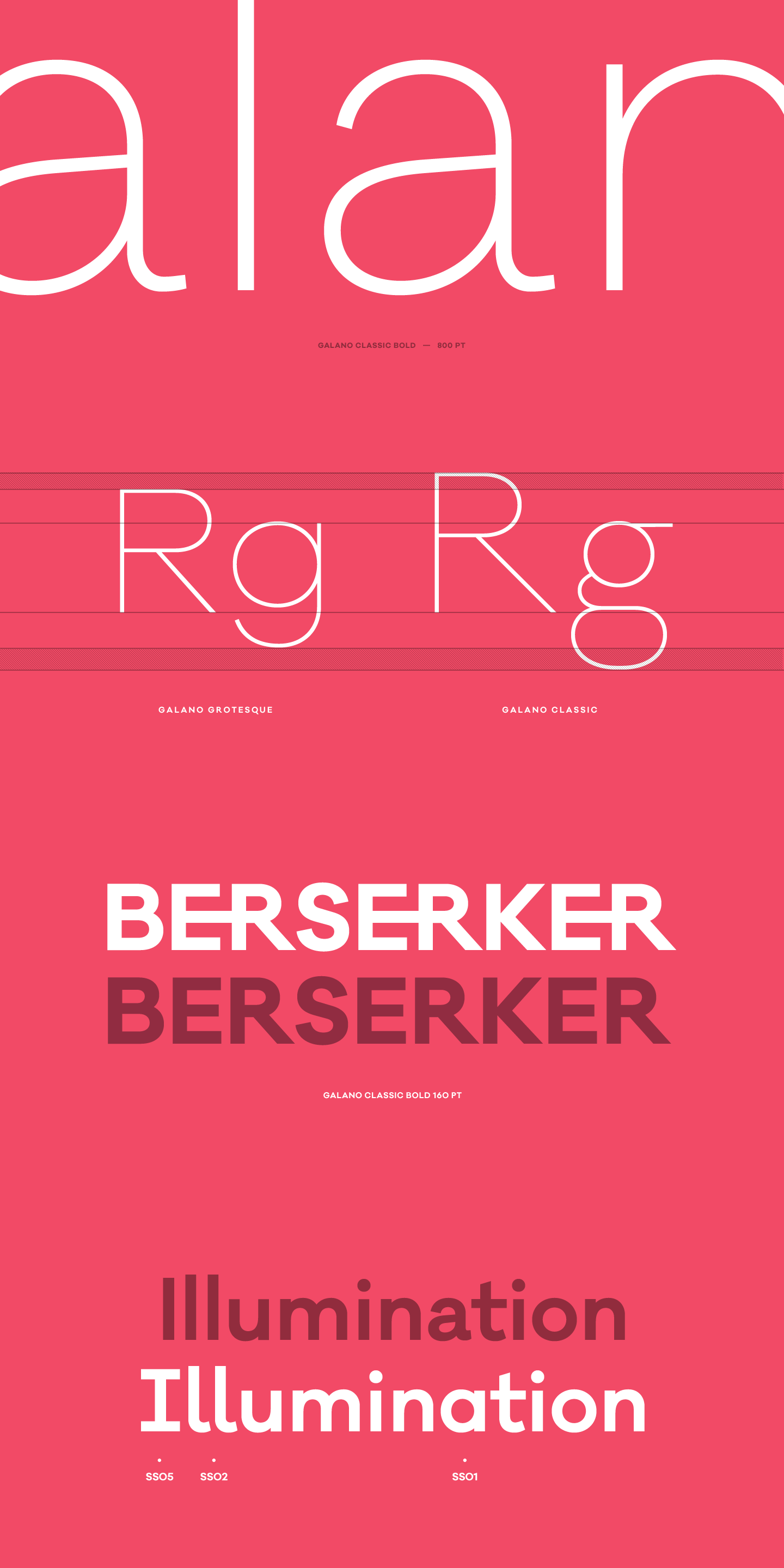 Galano Classic, the display companion of the Galano Grotesque font family by Rene Bieder.