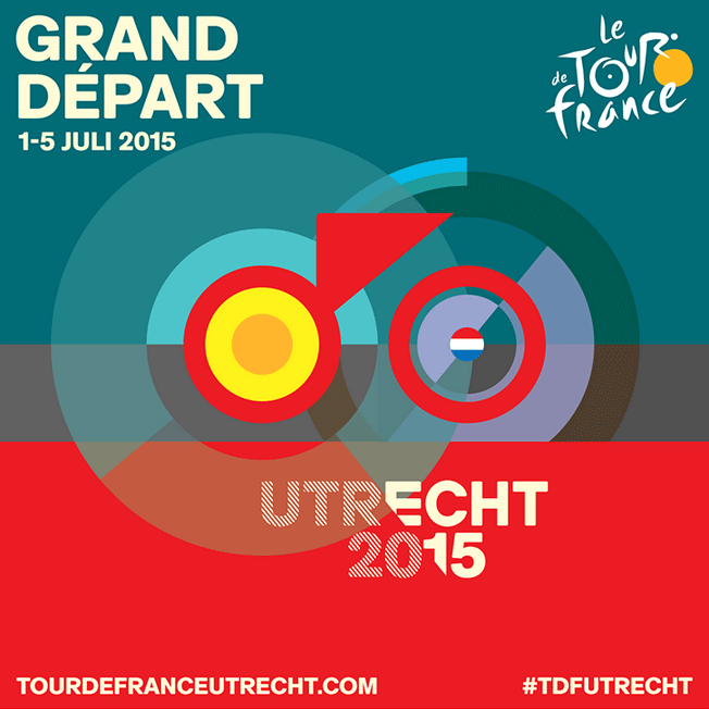 Grand Départ Tour de France 2015 - Graphic Design by Total Identity, an Amsterdam, Netherlands based agency.