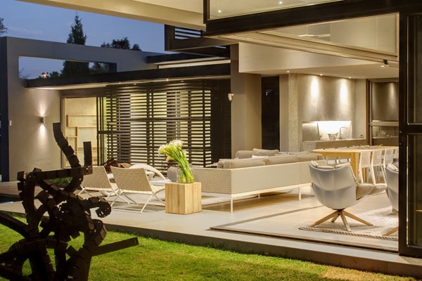 A seamless transition between indoor and outdoor space.