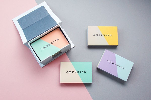 A set of business cards.