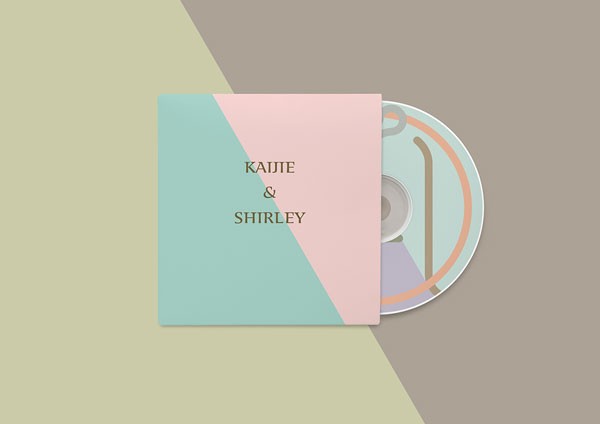 CD packaging and cover design.