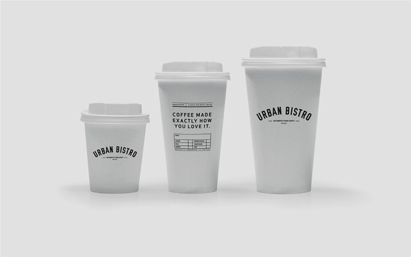 Cups package design.