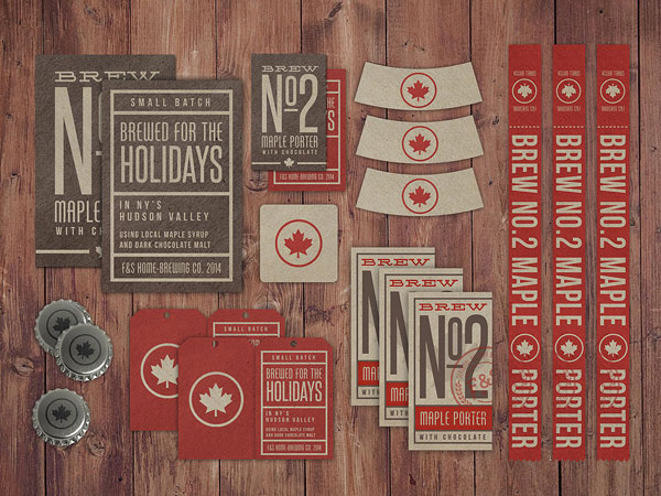 F&S - Brew No.2 - Beer packaging and branding by Craig Valentino.