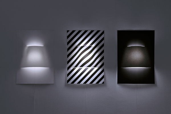 Lamp posters by Japanese studio YOY. You can fix them to almost any wall easily with tape or pins like a normal poster.
