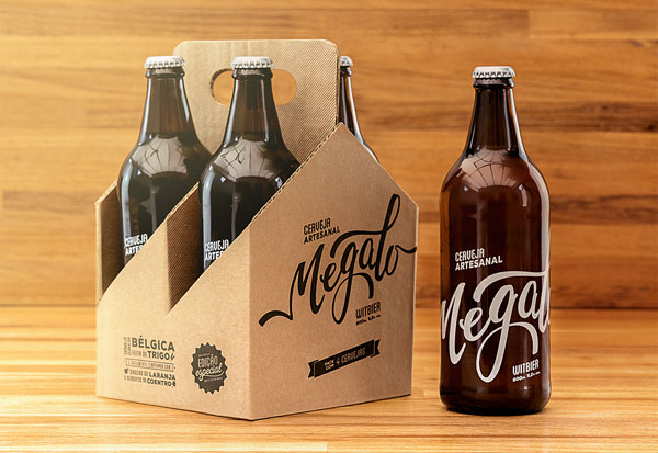 Megalo Beer, created as a special gift for costumers of the Megalodesign studio.
